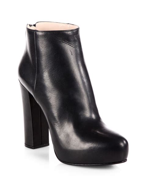 prada boots saks fifth avenue|prada platform ankle boots.